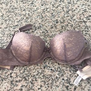38b lace purple bra